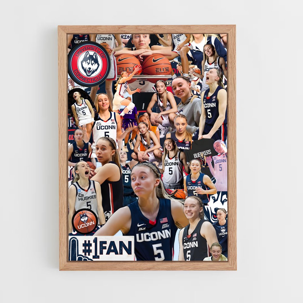 Poster Uconn Legends – affiche Basketball (vue 4)